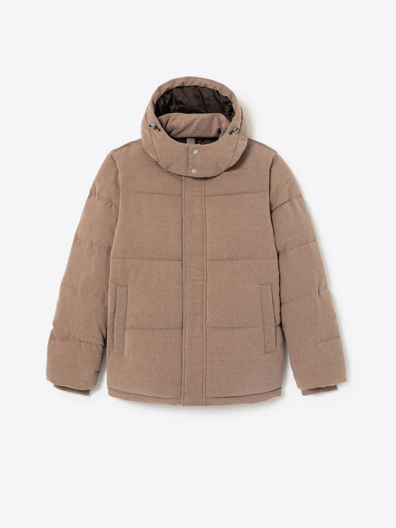 Blouson matelassé à col montant
