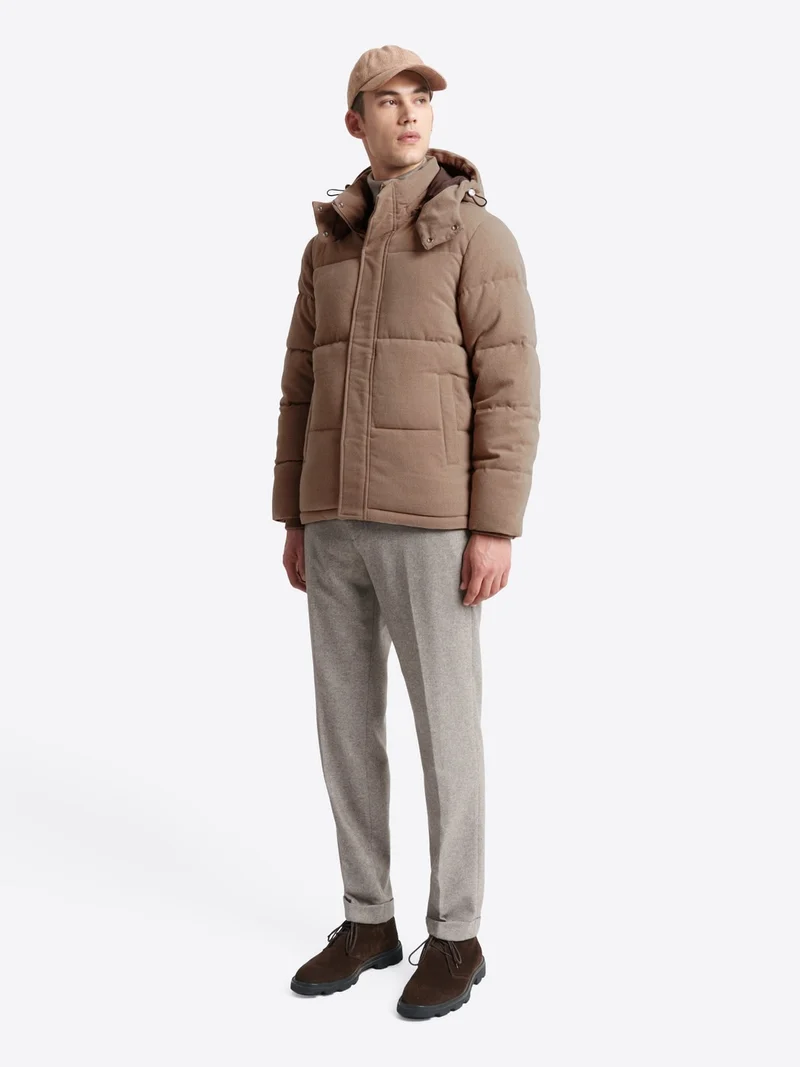 Blouson matelassé à col montant