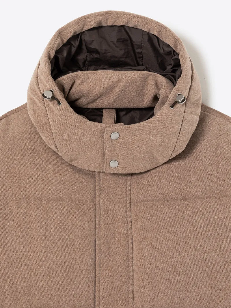 Blouson matelassé à col montant