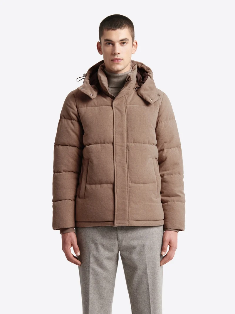 Blouson matelassé à col montant