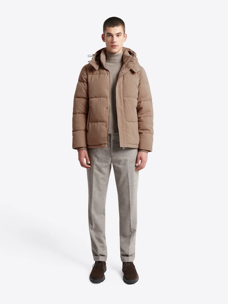 Blouson matelassé à col montant