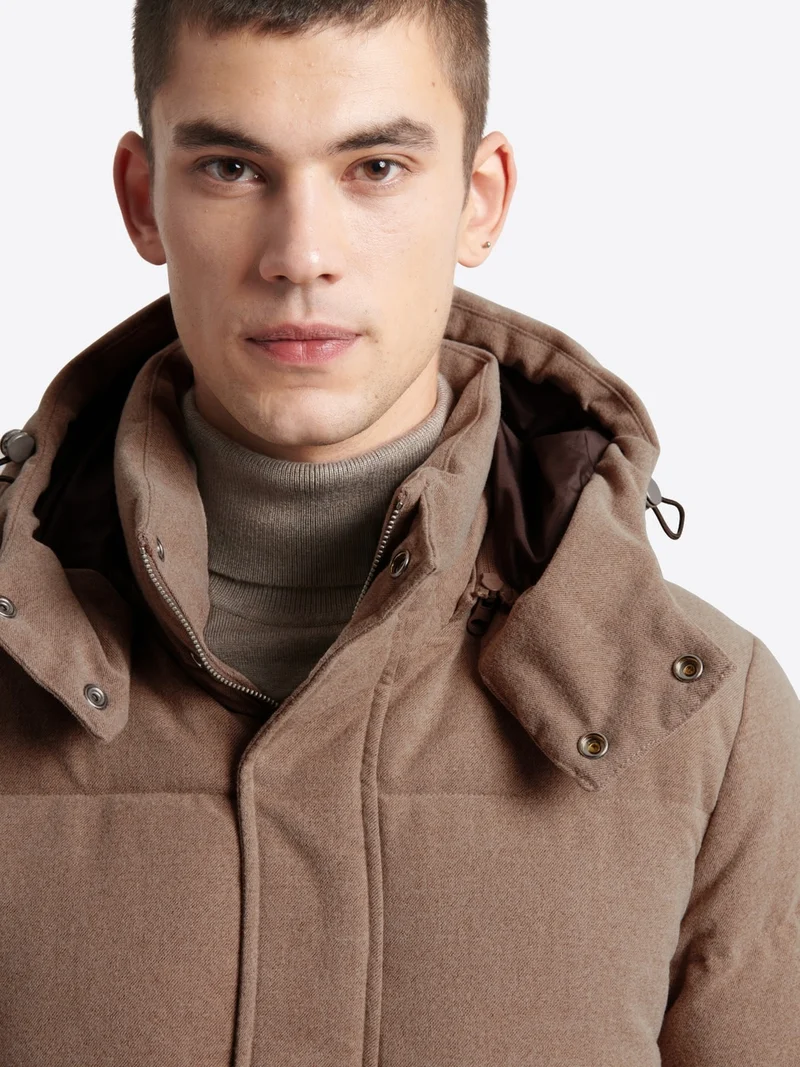 Blouson matelassé à col montant