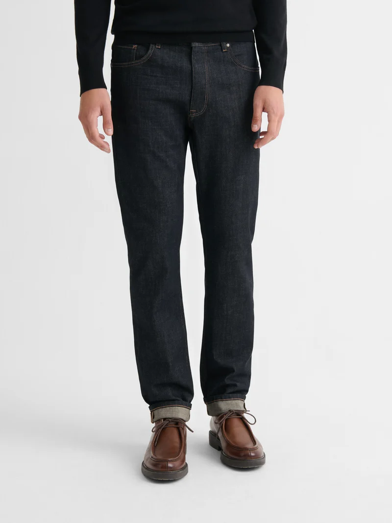 Jean denim regular brut