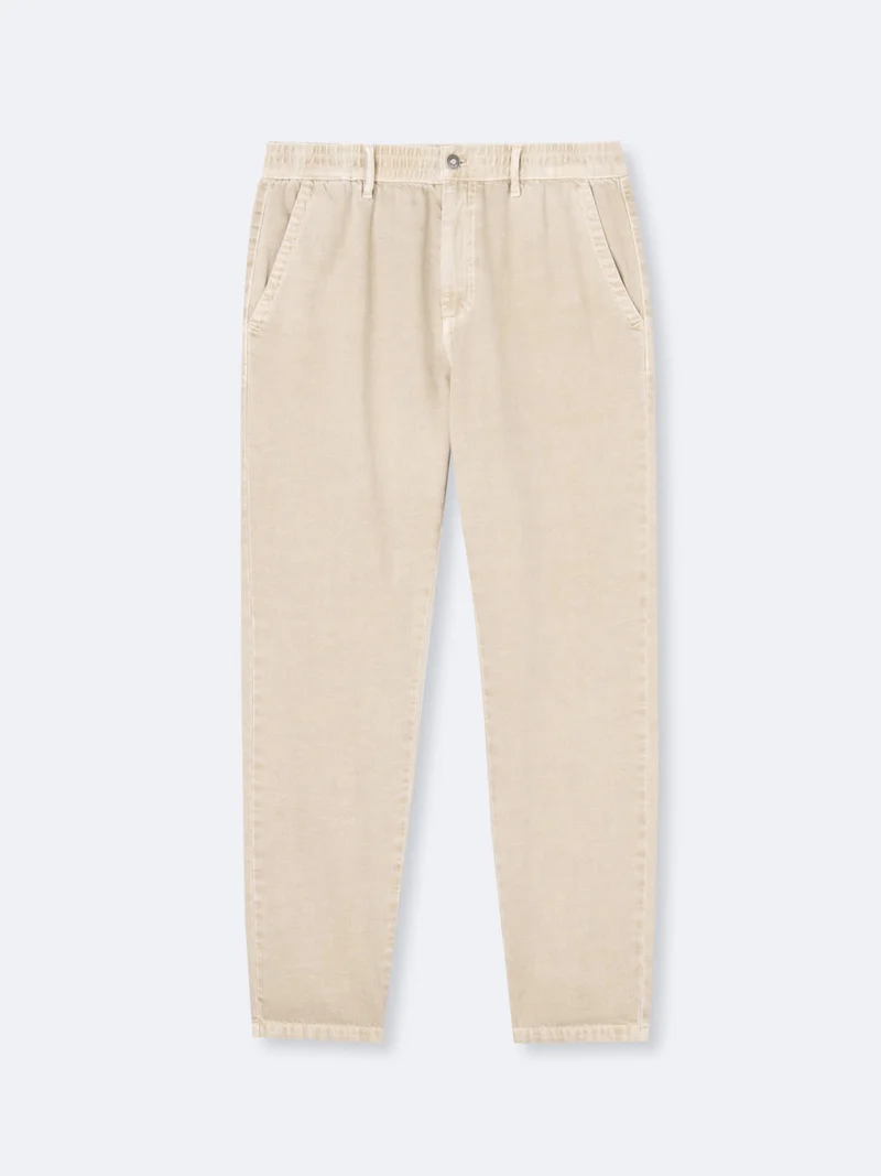 Slack faux-uni 100% coton