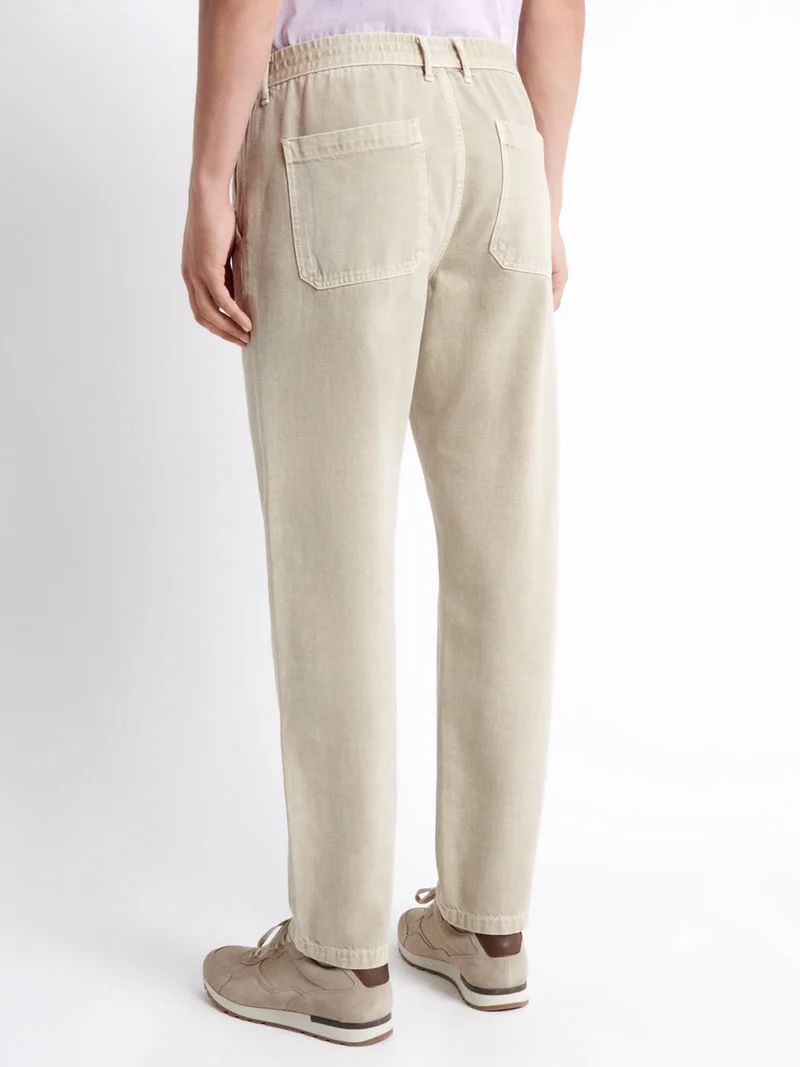 Slack faux-uni 100% coton