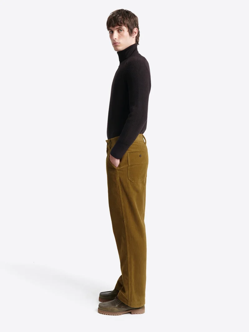 Slack en velours côtelé - L'atelier