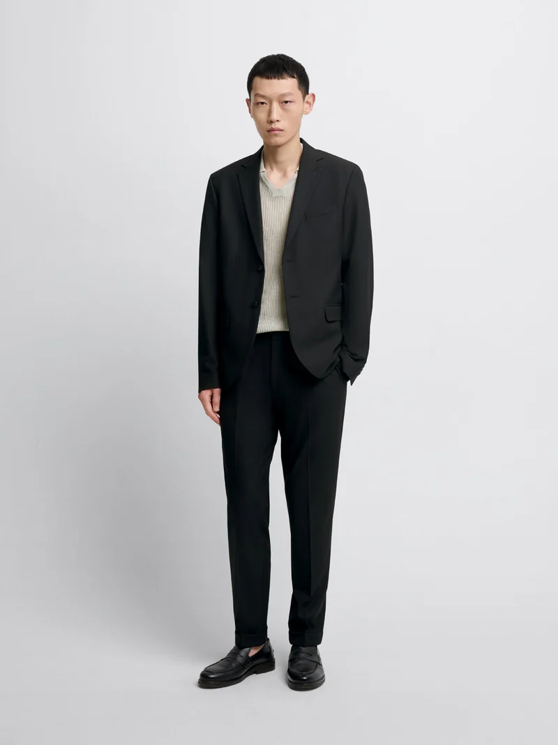 Pantalon taille semi-élastiquée