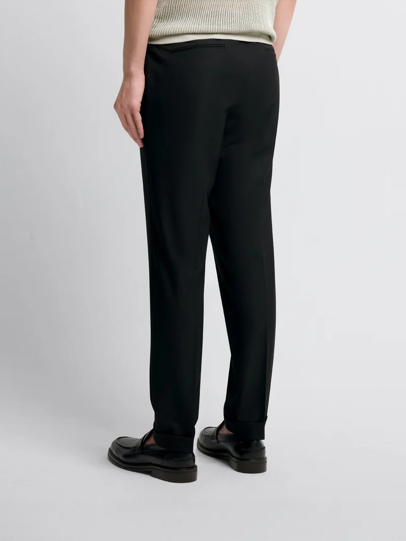 Pantalon taille semi-élastiquée