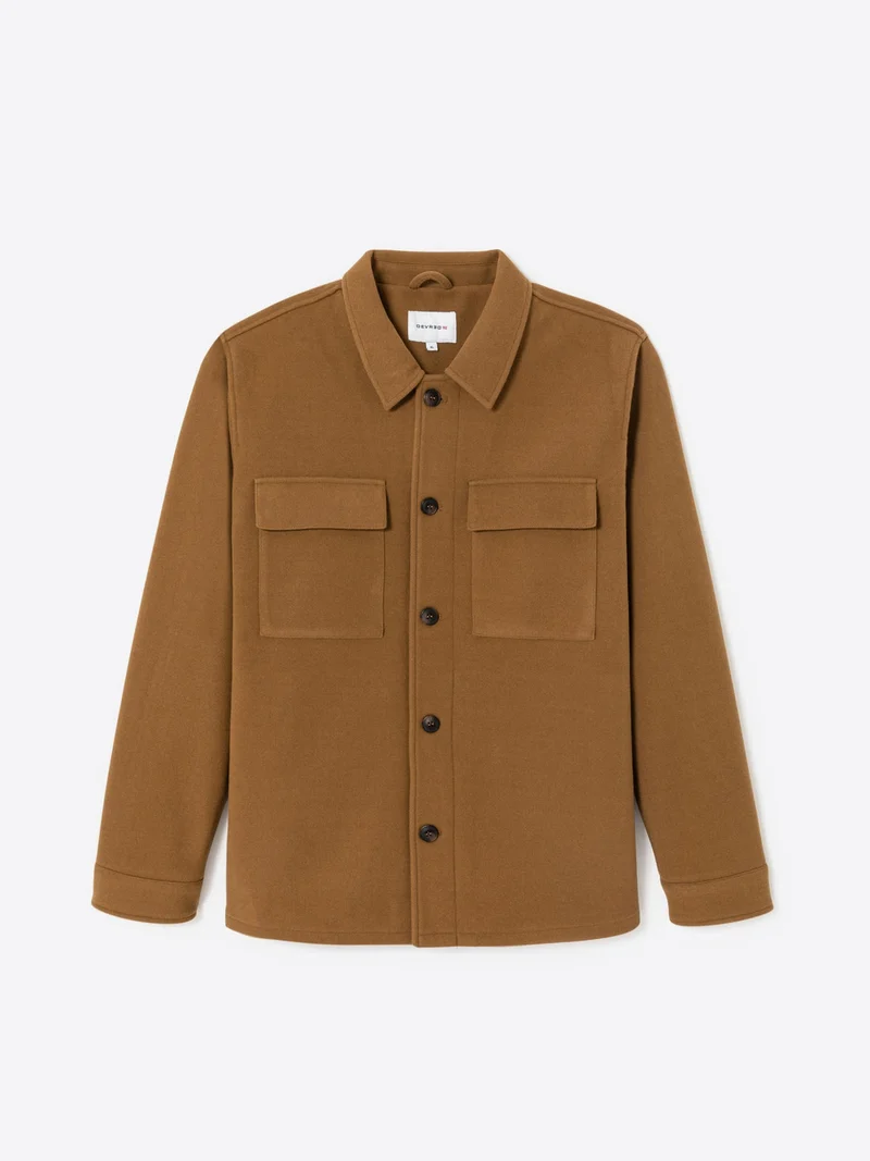 Veste casual esprit drap de laine