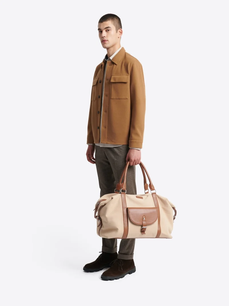 Veste casual esprit drap de laine