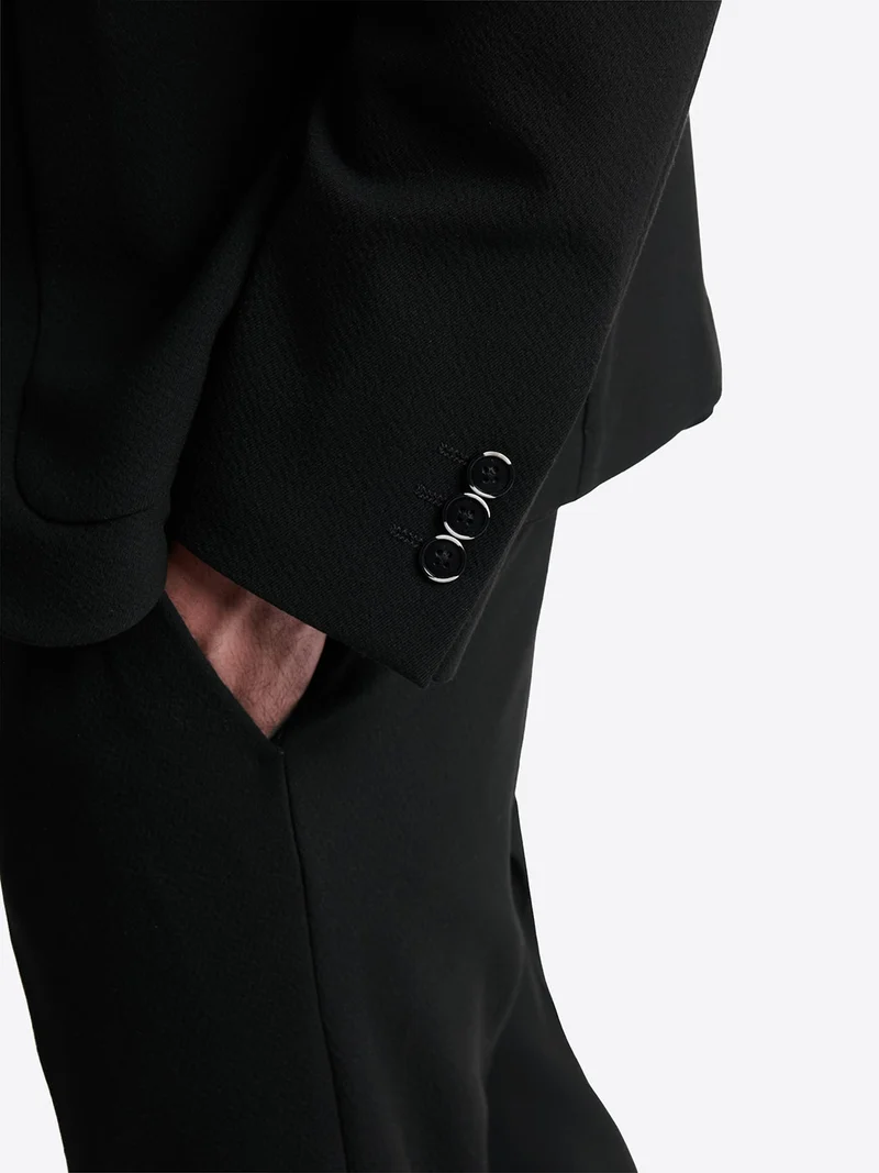 Veste de costume stretch en seersucker