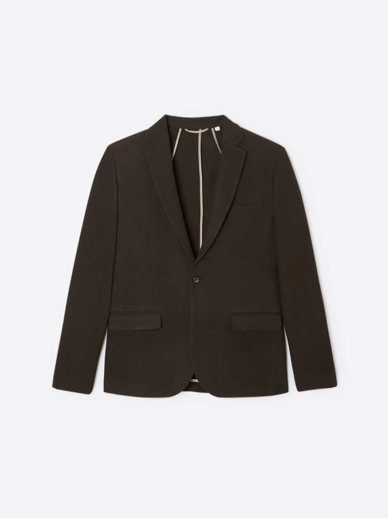 Veste de costume en polyester recyclé