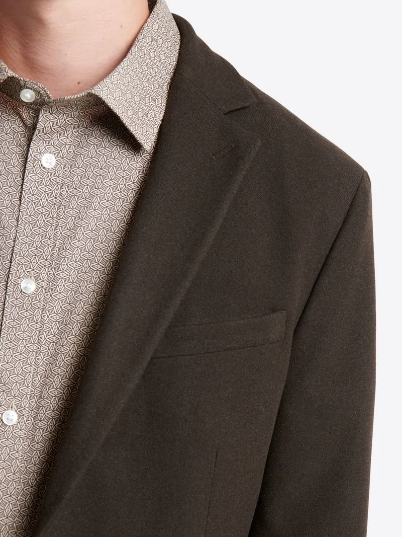 Veste de costume en polyester recyclé