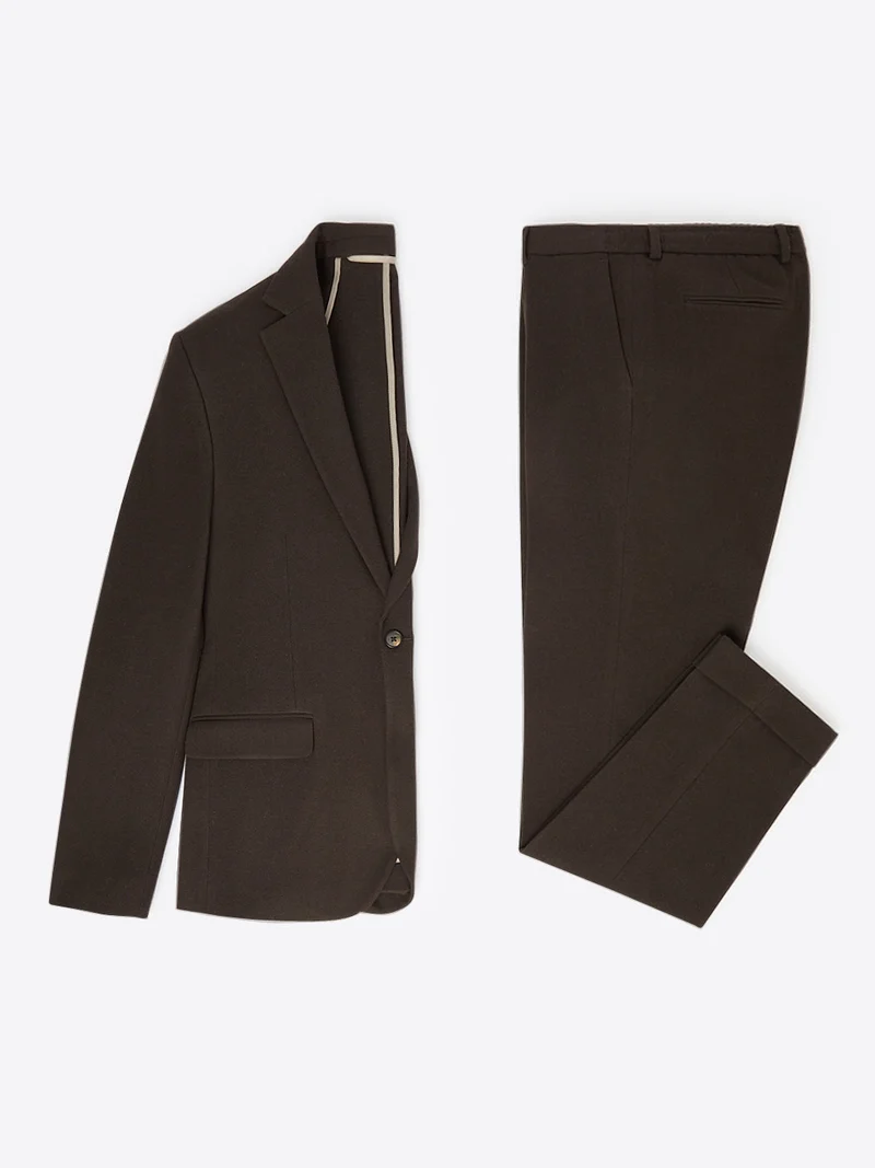Veste de costume en polyester recyclé