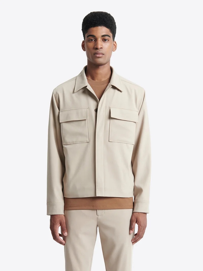Veste casual à col chemise