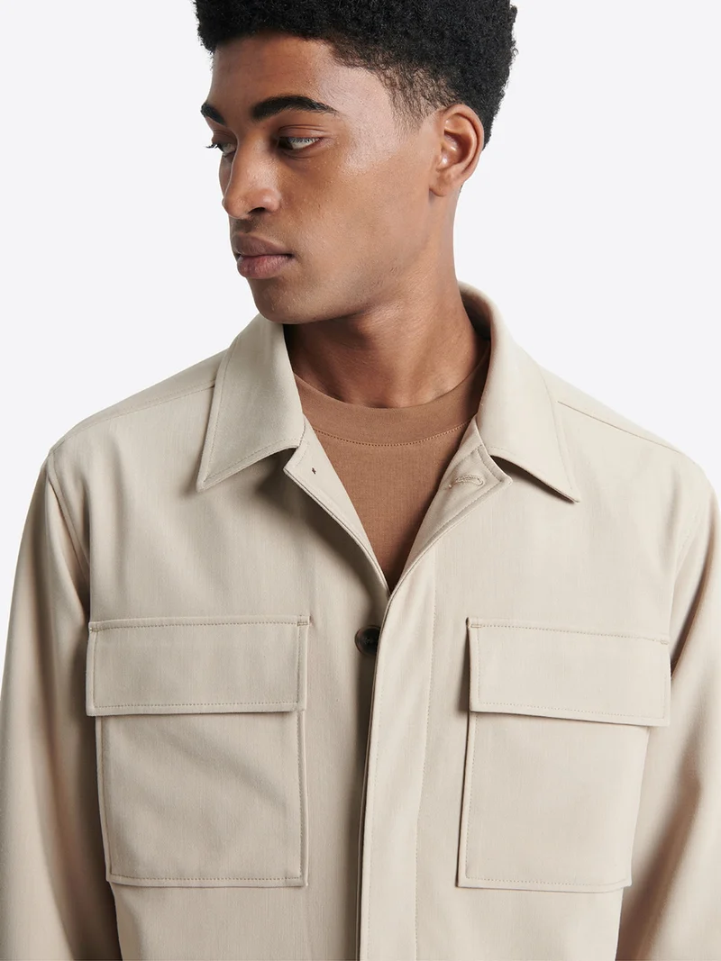 Veste casual à col chemise