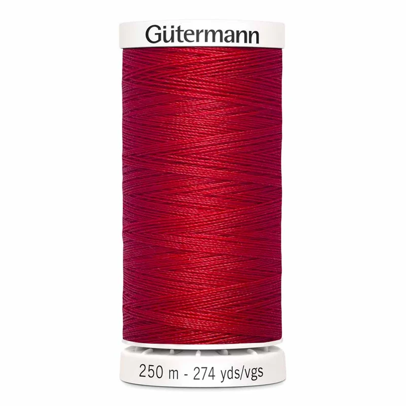 Gütermann | Fil Tout Coudre | 250 m | #410 | Écarlate