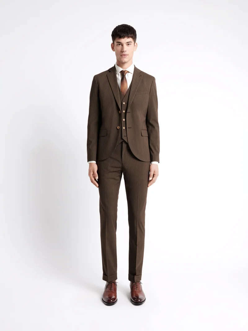 Veste de costume en polyester recyclé