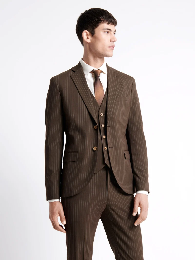 Veste de costume en polyester recyclé