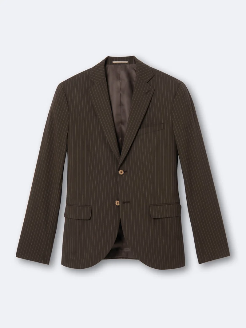 Veste de costume en polyester recyclé