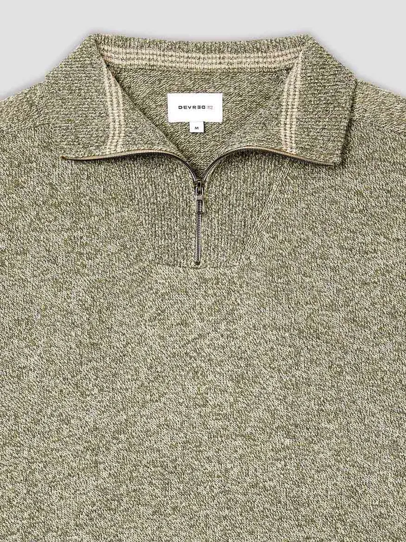 Pull col camionneur en laine mélangée