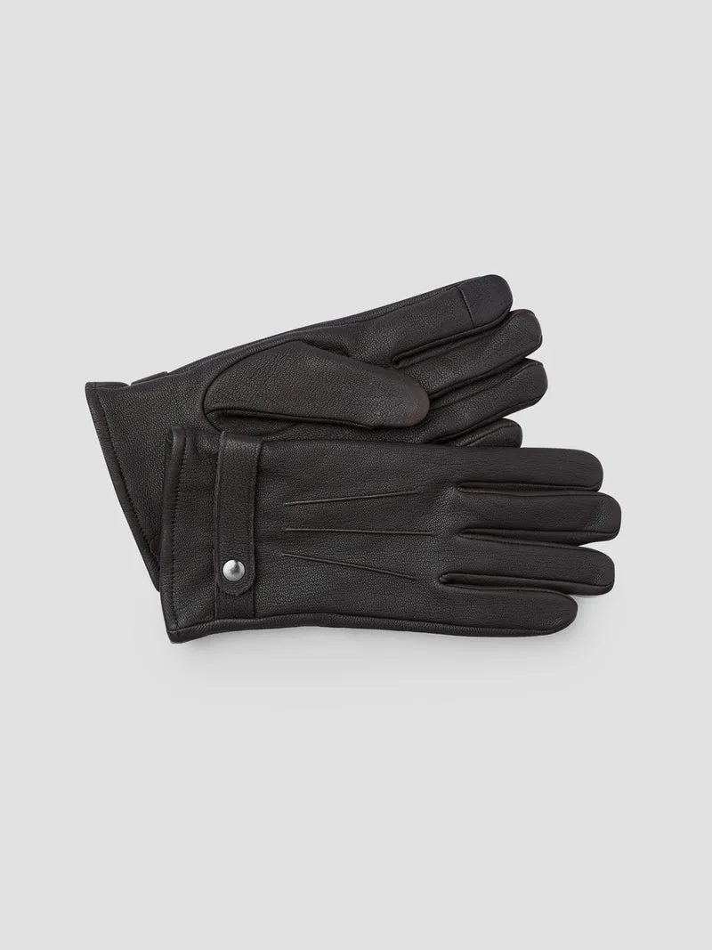 Gants en cuir intérieur polaire