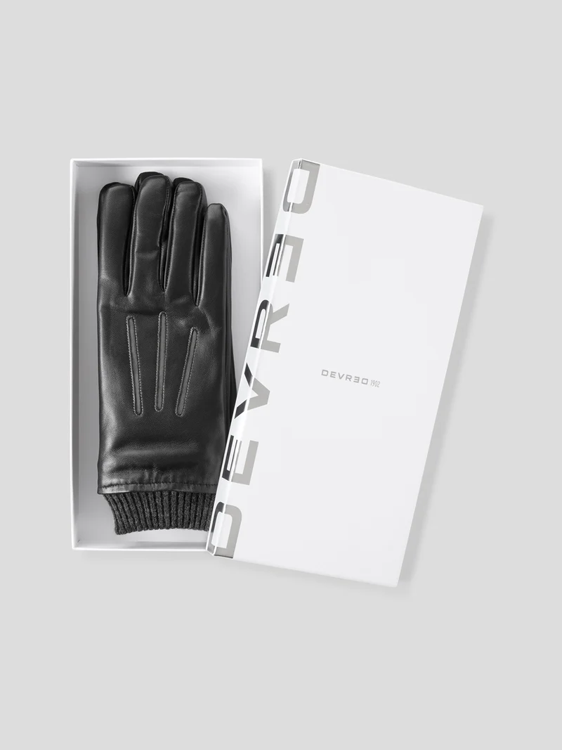 Coffret gants en cuir