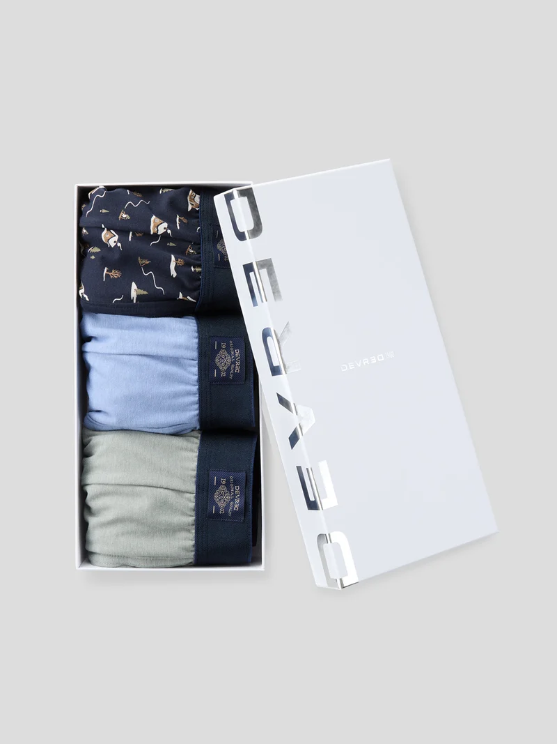 Coffret cadeau 3 boxers fantaisie