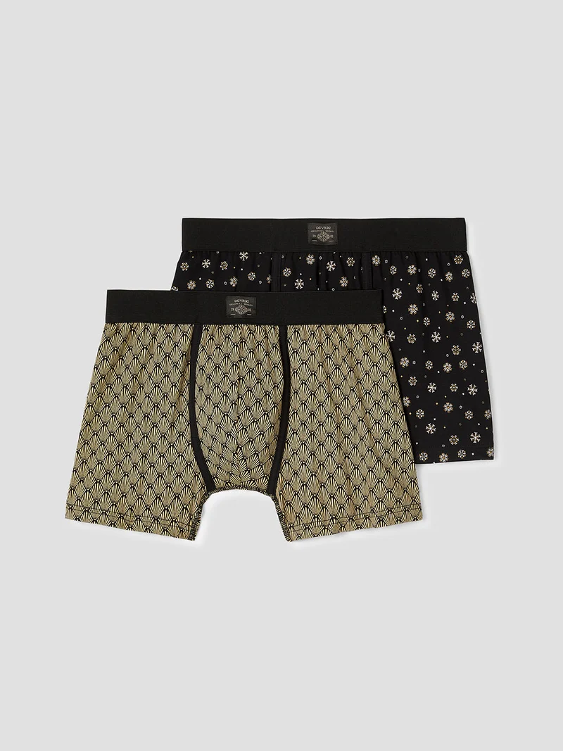 Coffret cadeau 2 boxers fantaisie
