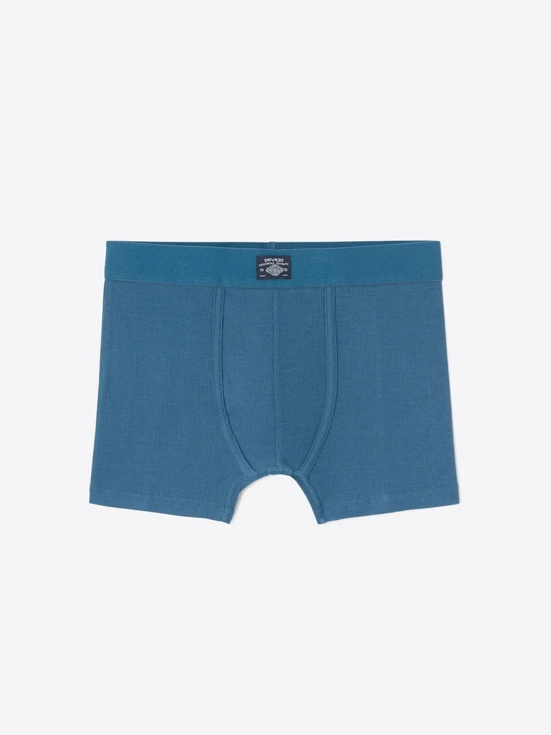 Boxer côtelé en coton