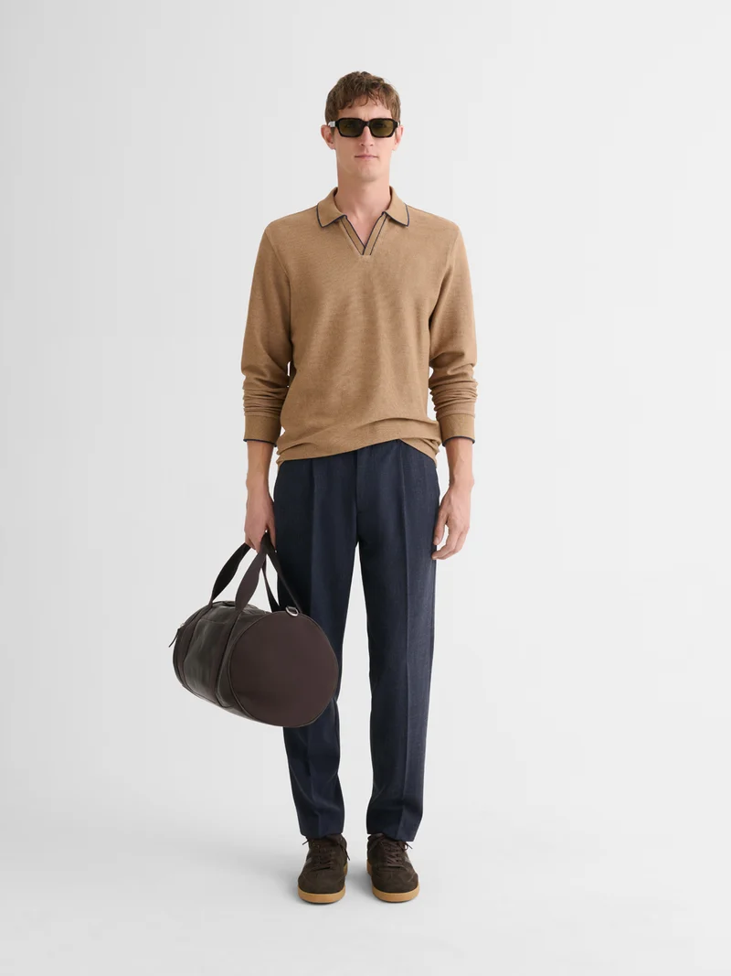 Polo col ouvert
