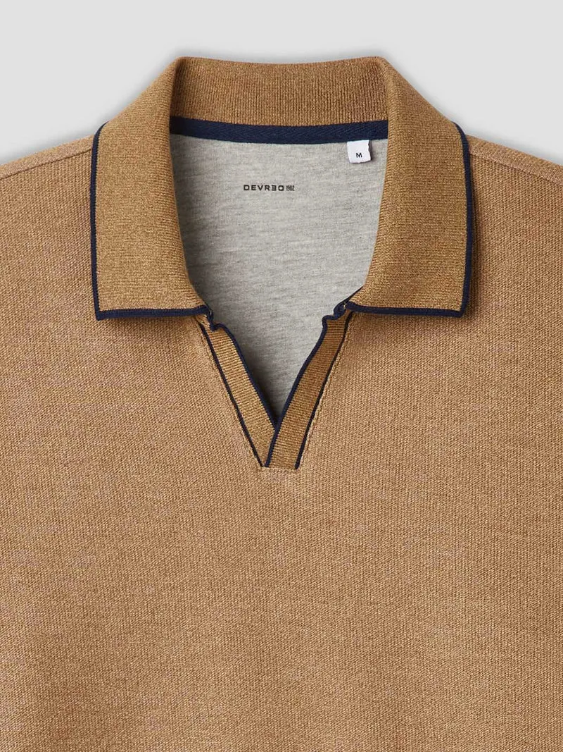 Polo col ouvert
