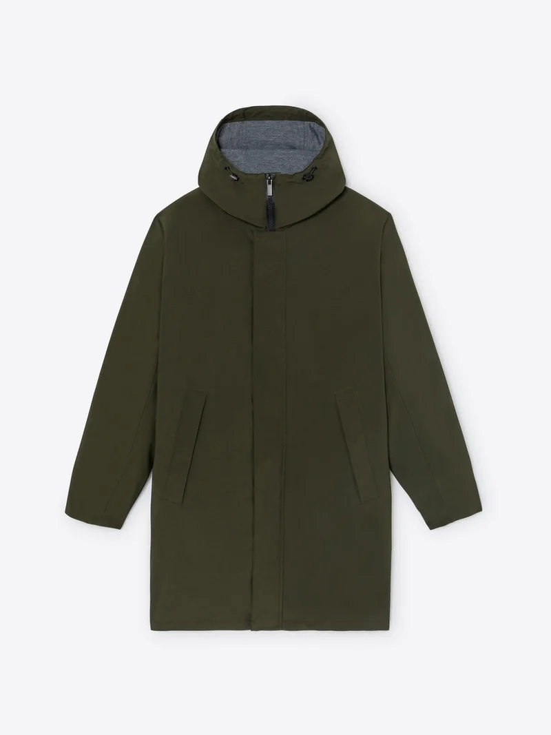 Imperméable regular à capuche