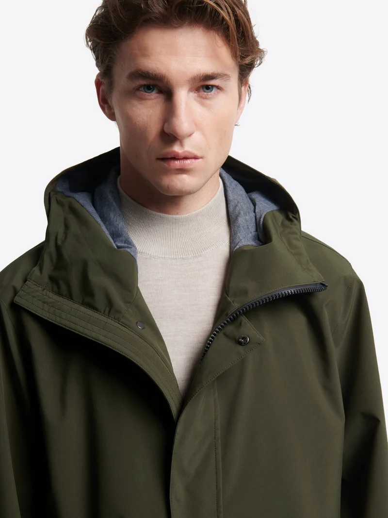 Imperméable regular à capuche