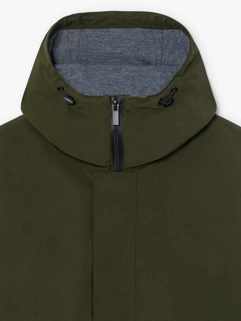 Imperméable regular à capuche