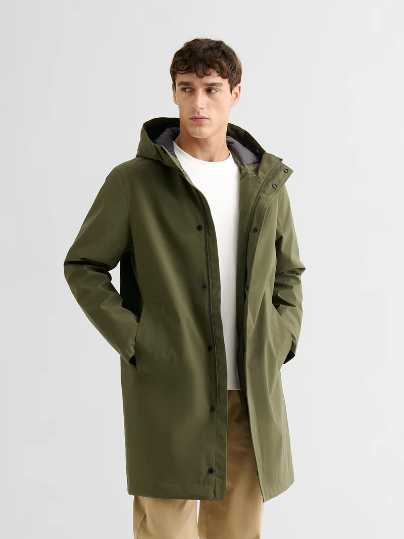 Parka déperlante à capuche