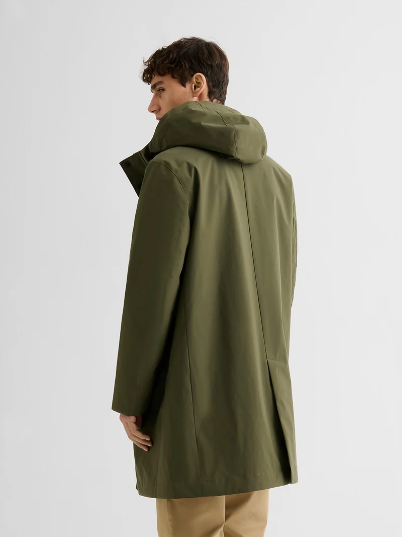 Parka déperlante à capuche