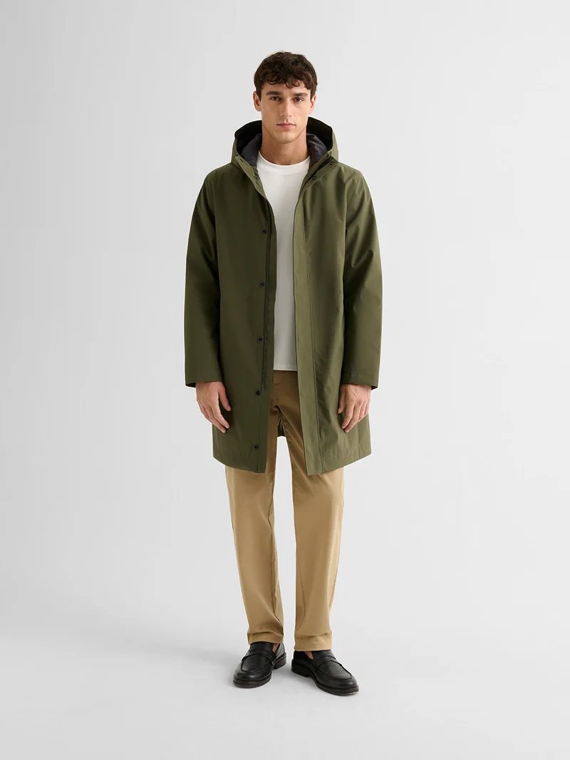 Parka déperlante à capuche
