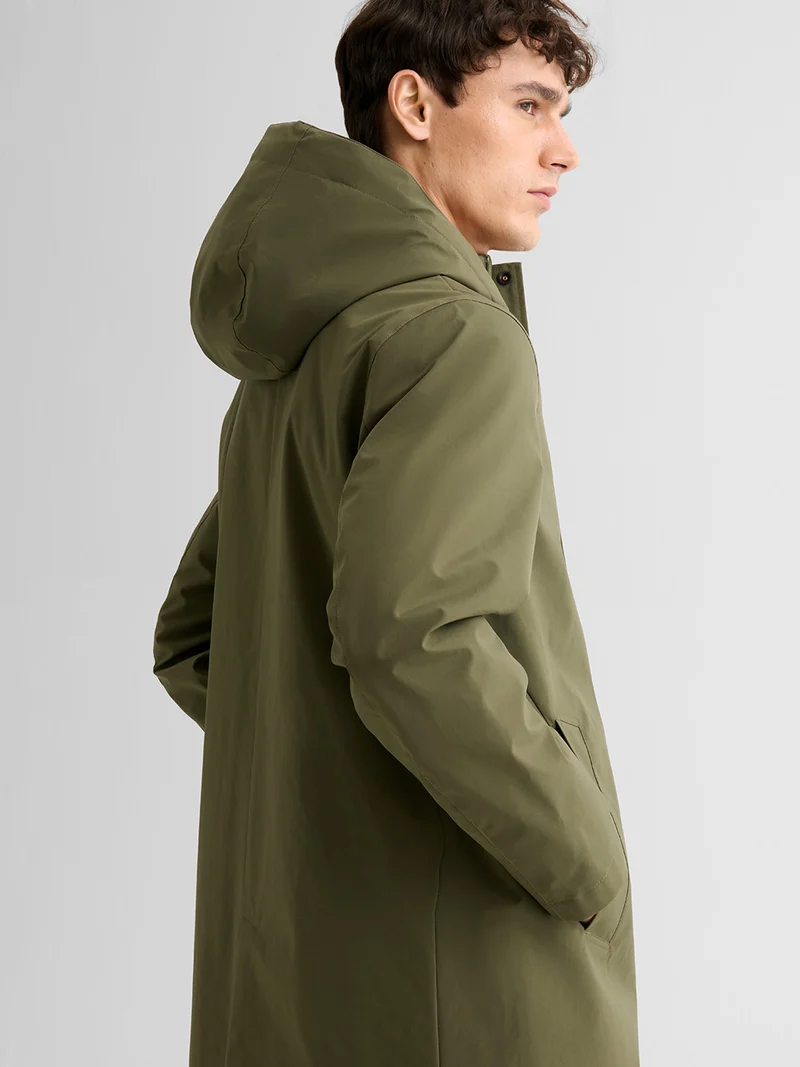 Parka déperlante à capuche