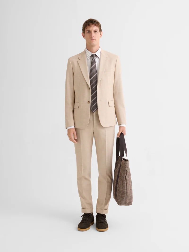 Pantalon de costume slim stretch