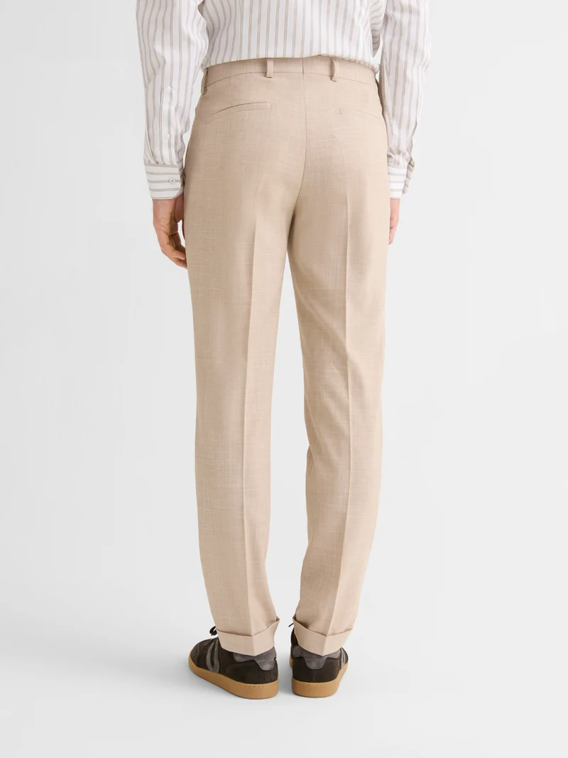 Pantalon de costume slim stretch