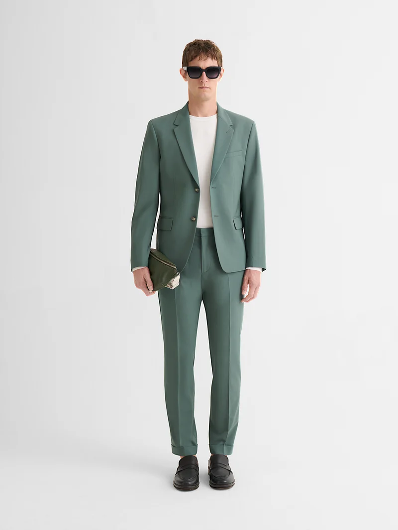 Pantalon de costume slim tissu traveler