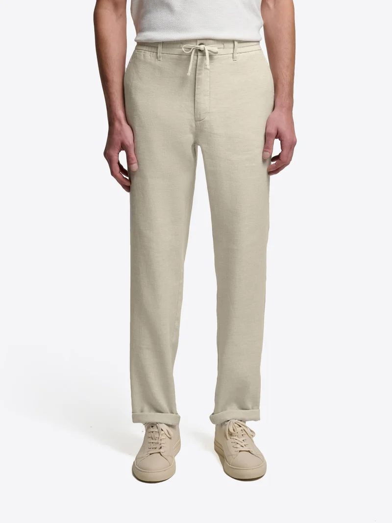 Chino en coton lin