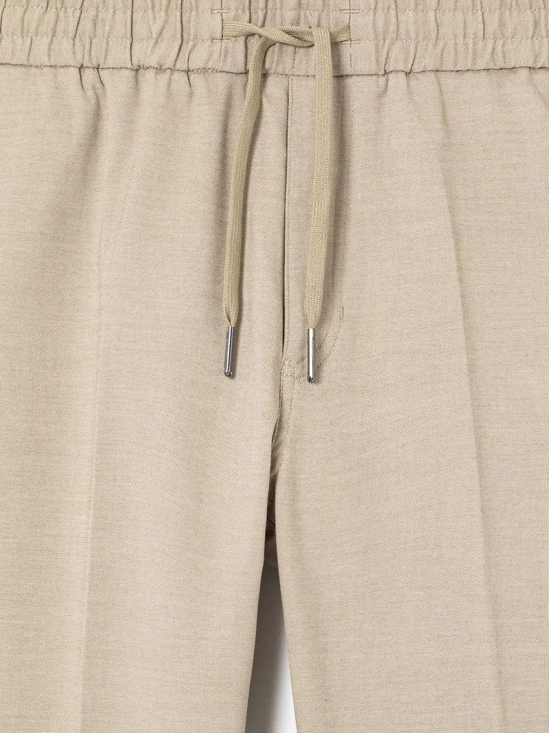 Slack taille élastique en coton