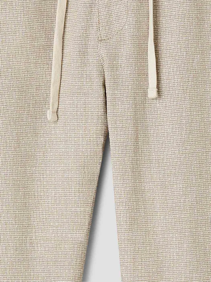 Chino slim en coton lin