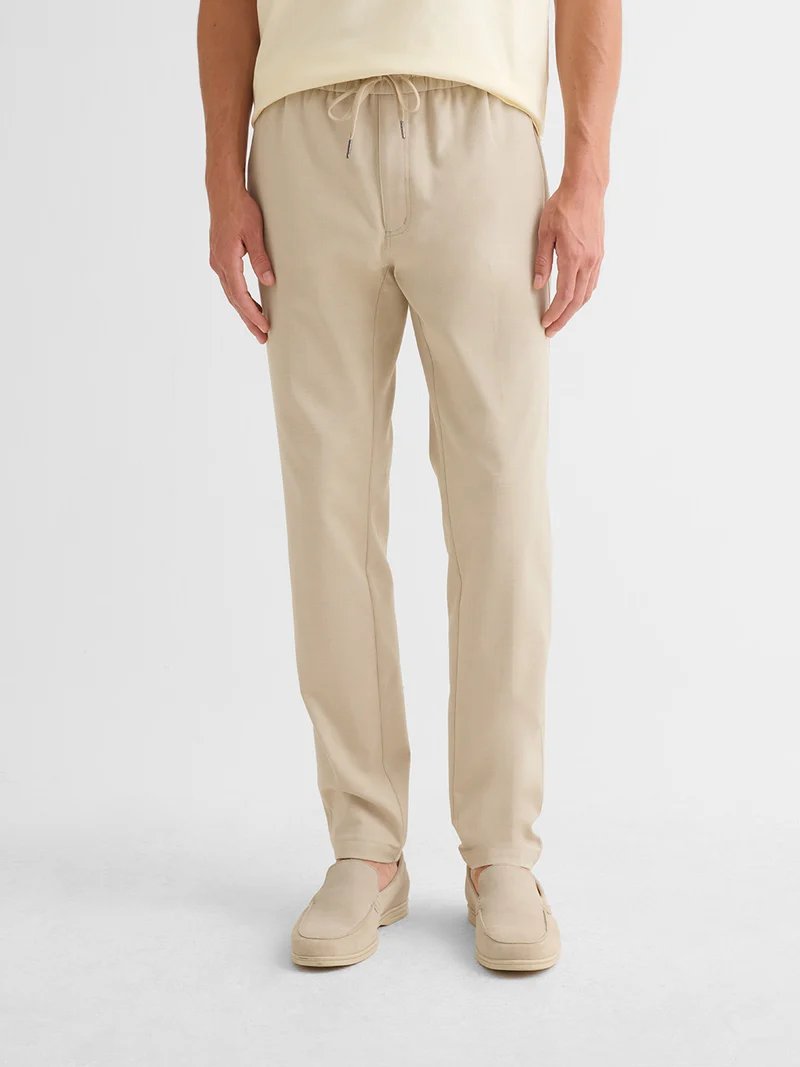 Chino stretch taille élastiquée