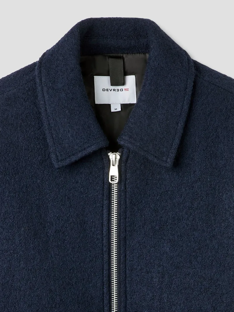 Blouson regular esprit laine bouillie