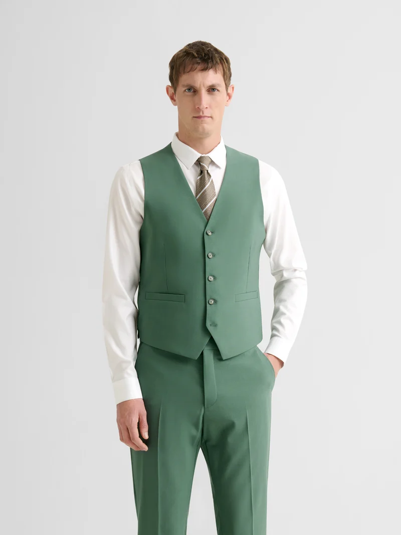 Gilet de costume tissu traveller
