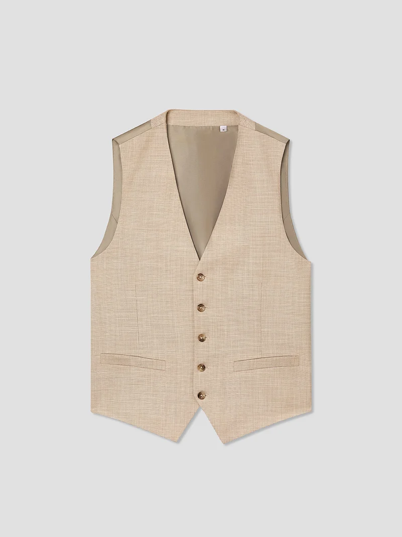 Gilet de costume stretch
