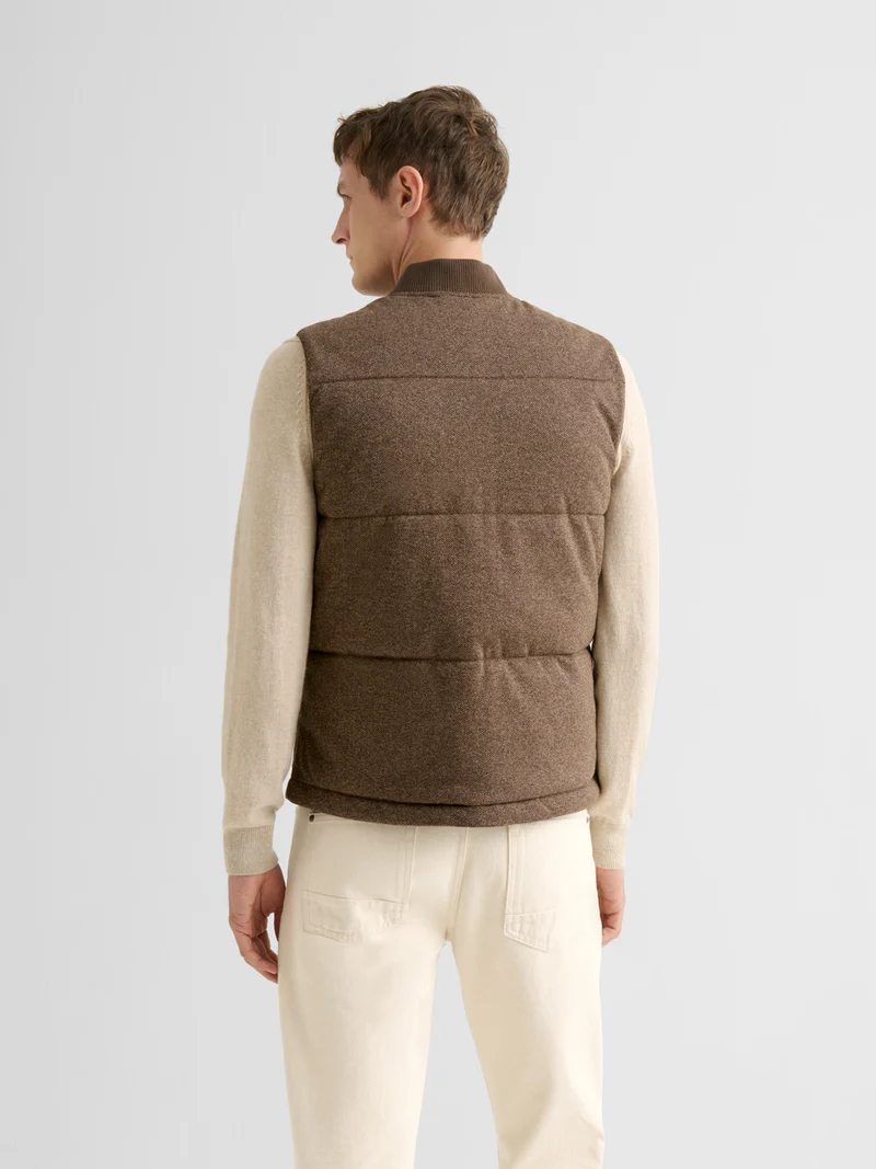 Gilet sans manche doublure matelassée
